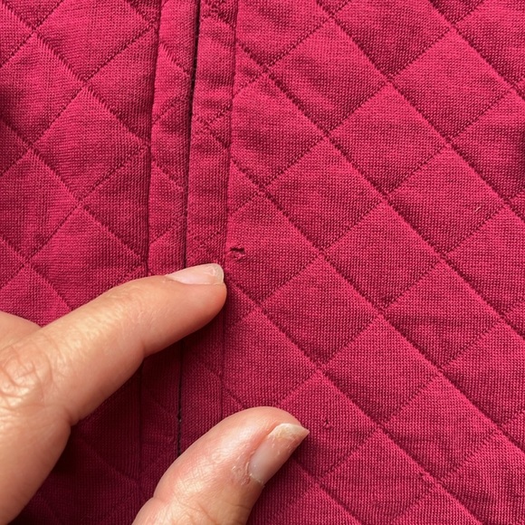 Vintage LL Bean Womens Cranberry Quilted Zip up jacket , Size: S - Picture 6 of 17